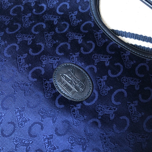 celine rare horse carriage tote noevir japan bag pattern logo - Picture 3 of 10
